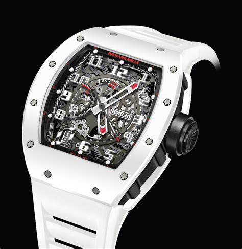 richard mille watches white strap.